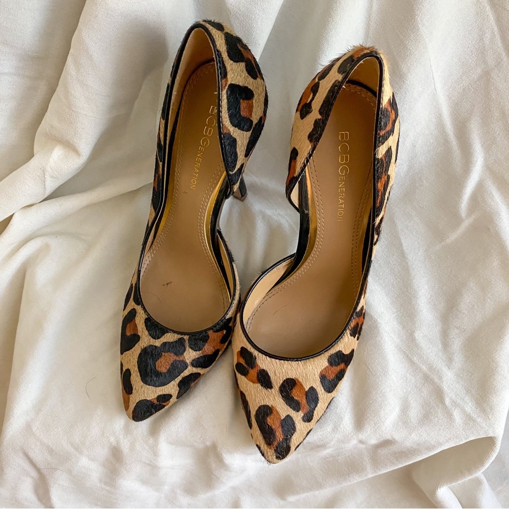 Leopard Print Heels - image 4